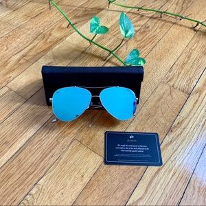 Blue aviators